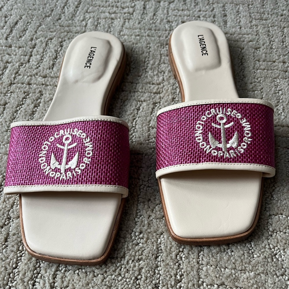 L'Agence Women's Slide Sandals